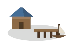 A fishing wharf